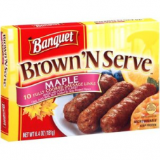 Banquet Brown 'N Serve Maple Sausage Links, 10ct