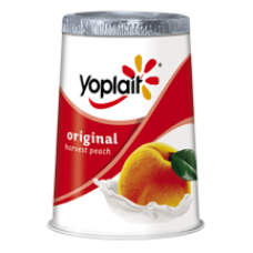 Yoplait Original Low-Fat Harvest Peach Yogurt