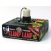 Clamp Lamp Dlx Porcln Blk 8.5andquot;