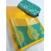 Tussar Silk Sartin Peacock Border Chitpallu Saree(With Extra Blouse)