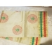 Tussar Round Design Embroderry Saree With Extra Jacquard Blouse
