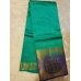 Kanchipuram Rawsilk Elephant Border Contrast Saree Bahubali - Rama x Royal Blue 