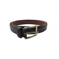 Double face italian leather belt( black and brown)