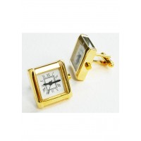 Gent and Angels square watch  cufflinks (gold-plated)