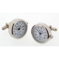 Gent and Angels watch cufflinks (silver)