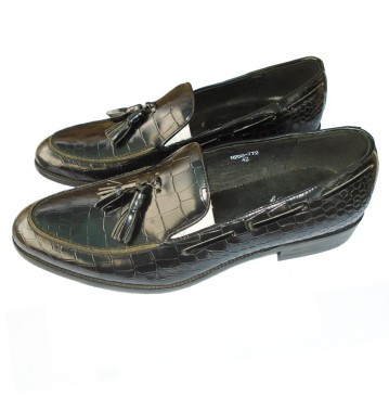 David Wej  tassel loafers  shoe - black