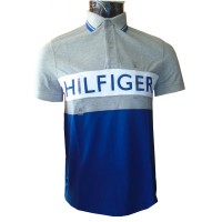 Tommy Hilfiger polo- grey and  blue