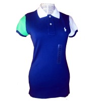 Ralph Lauren ladies polo- navy,green&white