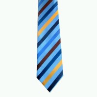 segrato multi-coloured stripped  tie