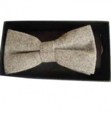 Ash coloured bow tie