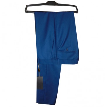 Giovanni fitted pant trousers- blue