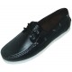 Amali Abaco Black 2 Eye Lace Up Boat Shoe