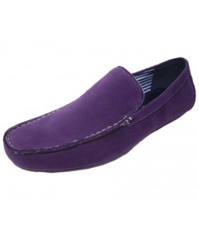 Amali Dade Purple Casual Microfiber Loafer