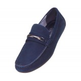 Amali Kay Microfiber Driving Loafer in Navy