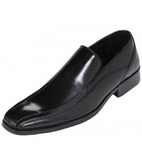 Amali Style 1831 Classic Smooth Black Slip On