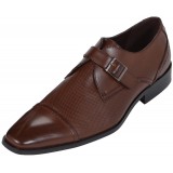 Amali Style 1840 Brown Monk Strap Slip On