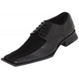 Amali Style 2768 Black Oxford Square Toe SALE