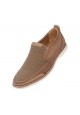 Amali Style 2855 Tan Linen Driving Moccasin