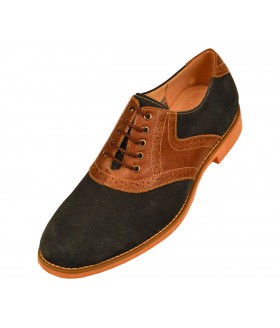 Amali Style Durand in Navy Saddle Shoe