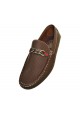 Amali Style Miles in Brown Perforated Loafer
