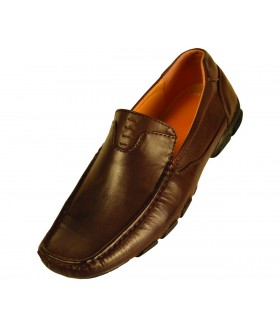 Amali Style Pinecrest Smooth Brown Loafer