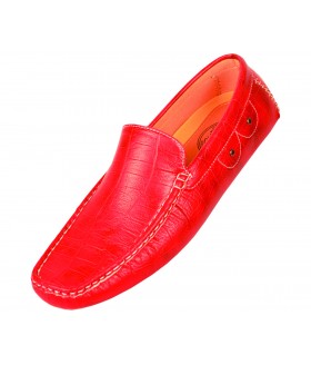 Amali Style Sonn in Red Croc Print