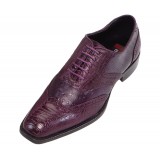 Bolano Bowman Classic Purple Smooth Wingtip