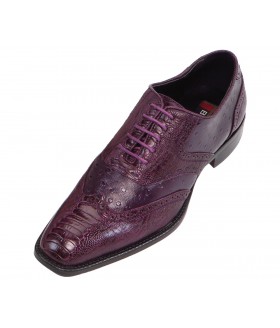 Bolano Bowman Classic Purple Smooth Wingtip