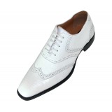 Bolano Bowman Classic White Smooth Wingtip