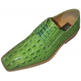 Bolano Cappi Apple Green Croc Print Oxford