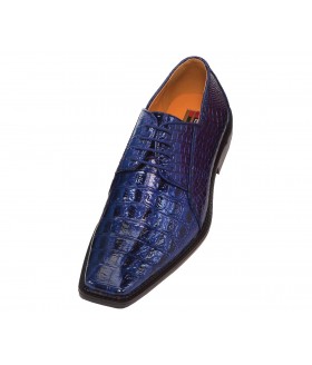 Bolano Cappi Navy Croc Print Oxford