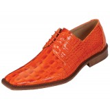 Bolano Cappi Orange Croc Print Oxford