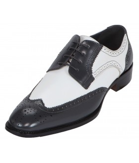 Bolano Elwyn Two Tone Grey andamp; White Wingtip