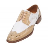 Bolano Elwyn Two Tone Oyster andamp; White Wing Tip