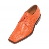 Bolano Eria Classic Orange Croc Print Oxford