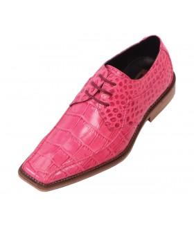 Bolano Eria Classic Pink Croc Print Oxford