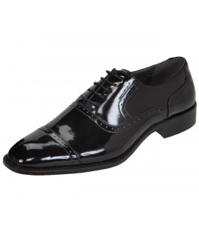 Bolano Grato Classic Smooth Black Dress Shoe