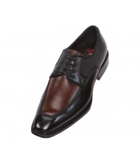 Bolano Macsen Two Tone Black andamp; Brown Oxford