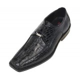 Bolano Mens Black Croco Hornback Print Dress Oxford: Boynton-000