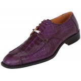 Bolano Style 5412 Purple Croc Print Oxford