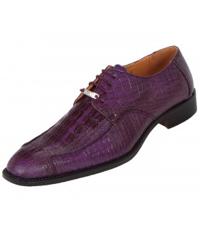 Bolano Style 5412 Purple Croc Print Oxford