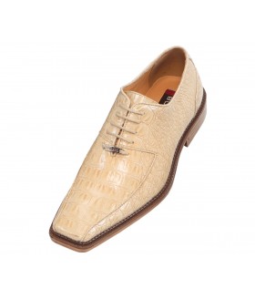 Bolano Modron Classic Oyster Croc Print Oxford