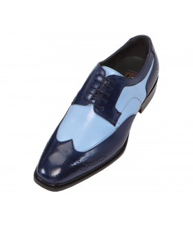 Bolano Nia Two Tone French Blue andamp; Navy Oxford