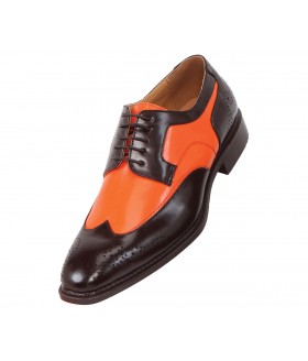 Bolano Nia Two Tone Orange andamp; Brown Oxford