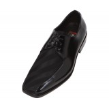 Bolano Style 185 Black Striped Satin Oxford