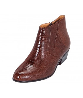 Bolano Style 450 Rust Belly Snake Print Boot