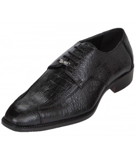 Bolano Style 5412 Black Croc Print Oxford