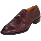 Bolano Style 5412 Burgundy Croc Print Oxford