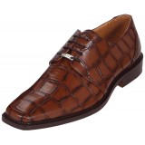 Bolano Style 5715 Rust Alligator Print Oxford