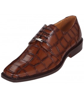 Bolano Style 5715 Rust Alligator Print Oxford